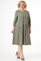 Платье 3769 хаки Альгранда