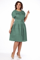 Платье 2448/ мята  Леди стиль классик