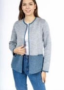 Кардиган 0701/джинс Анри