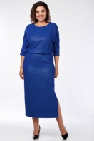 Платье 2401/электрик Леди стиль классик