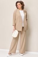 Костюм 1384/беж Волна