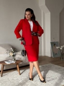 Жакет 4518/красный  Элит Мода