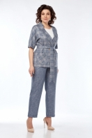 Костюм 1403/лен Леди стиль классик