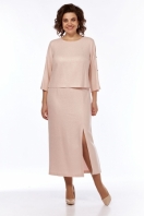 Платье 2956/пудра Леди стиль классик