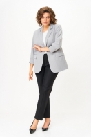 Костюм 2866/серый Леди стиль классик